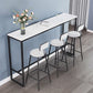 Modern Armless Backrest Counter Stool Iron Kitchen Bar Stool with Cushion Clearhalo 'Bar Furniture' 'Bar Stools' 'bar_stools' 'furn' 'furn_bar_stools' 'Furniture' 'furniture_bar_stools' 'Kitchen & Dining Furniture' 5018562