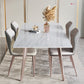 Designer Style Sintered Stone Top Dining Set 1/4/5/7 Pieces Kitchen Table with Chairs Clearhalo 'Dining Room Sets' 'Dining Tables & Seating' 'dining_room_set' 'furn' 'furn_dining_room_set' 'Furniture' 'furniture_dining_room_set' 'Kitchen & Dining Furniture' 5018667