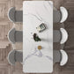 Nordic Glam Rectangle Sintered Stone Dining Table Set 1/2/4/6/7 Pieces Dining Set Clearhalo 'Dining Room Sets' 'Dining Tables & Seating' 'dining_room_set' 'furn' 'furn_dining_room_set' 'Furniture' 'furniture_dining_room_set' 'Kitchen & Dining Furniture' 5018722
