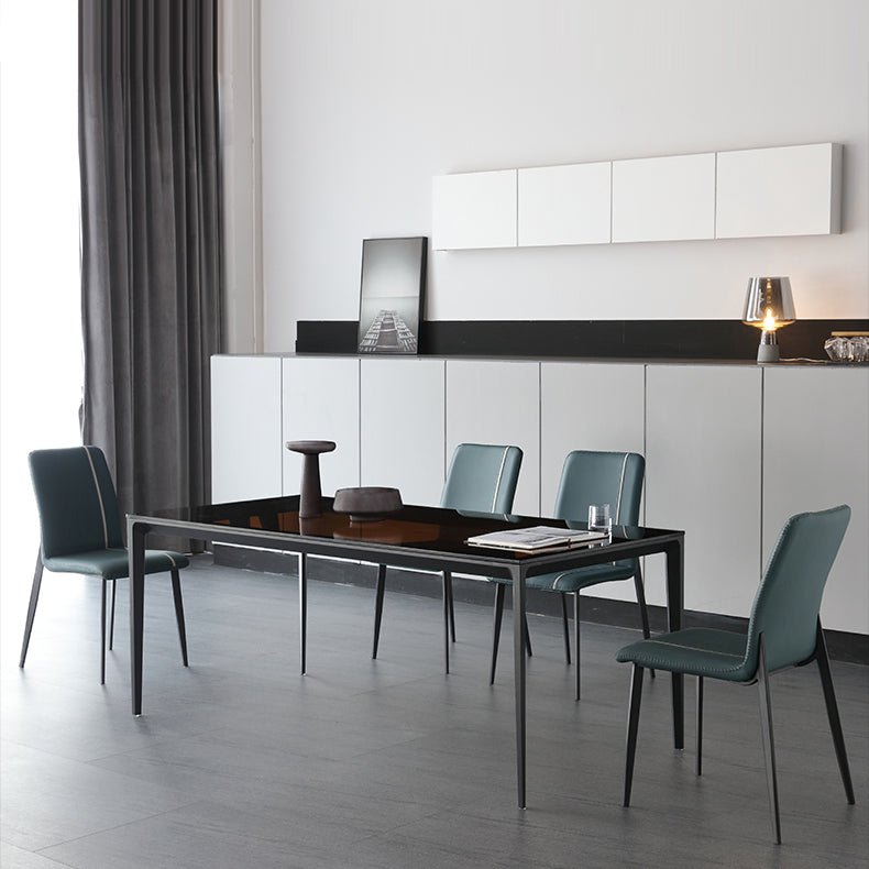 1/4/5/7 Pcs Dining Room Table and Chair Rectangular Dining Room Table Set Clearhalo 'Dining Room Sets' 'Dining Tables & Seating' 'dining_room_set' 'furn' 'furn_dining_room_set' 'Furniture' 'furniture_dining_room_set' 'Kitchen & Dining Furniture' 5018730