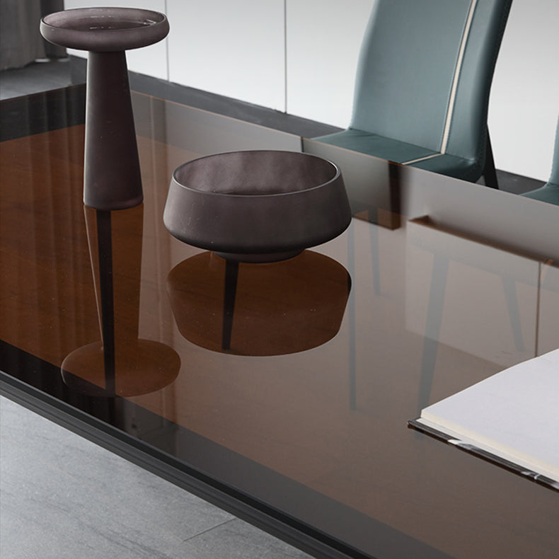 1/4/5/7 Pcs Dining Room Table and Chair Rectangular Dining Room Table Set Clearhalo 'Dining Room Sets' 'Dining Tables & Seating' 'dining_room_set' 'furn' 'furn_dining_room_set' 'Furniture' 'furniture_dining_room_set' 'Kitchen & Dining Furniture' 5018732