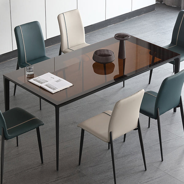 1/4/5/7 Pcs Dining Room Table and Chair Rectangular Dining Room Table Set Clearhalo 'Dining Room Sets' 'Dining Tables & Seating' 'dining_room_set' 'furn' 'furn_dining_room_set' 'Furniture' 'furniture_dining_room_set' 'Kitchen & Dining Furniture' 5018740