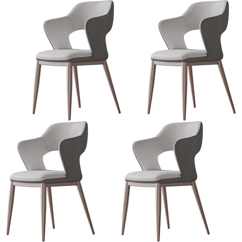 Nordic Glam Rectangle Sintered Stone Dining Table Set 1/4/5/6/7 Pieces Set 4 White Chairs Clearhalo 'Dining Room Sets' 'Dining Tables & Seating' 'dining_room_set' 'furn' 'furn_dining_room_set' 'Furniture' 'furniture_dining_room_set' 'Kitchen & Dining Furniture' 5018747