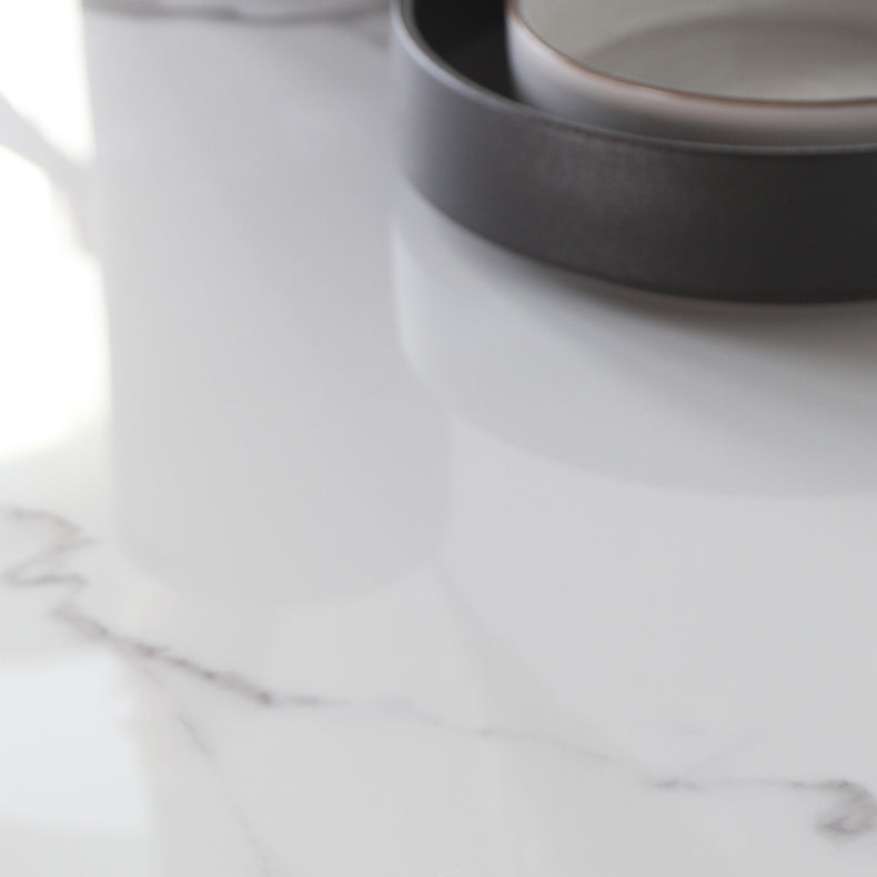 Nordic Glam Rectangle Sintered Stone Dining Table Set 1/4/5/6/7 Pieces Set Clearhalo 'Dining Room Sets' 'Dining Tables & Seating' 'dining_room_set' 'furn' 'furn_dining_room_set' 'Furniture' 'furniture_dining_room_set' 'Kitchen & Dining Furniture' 5018753