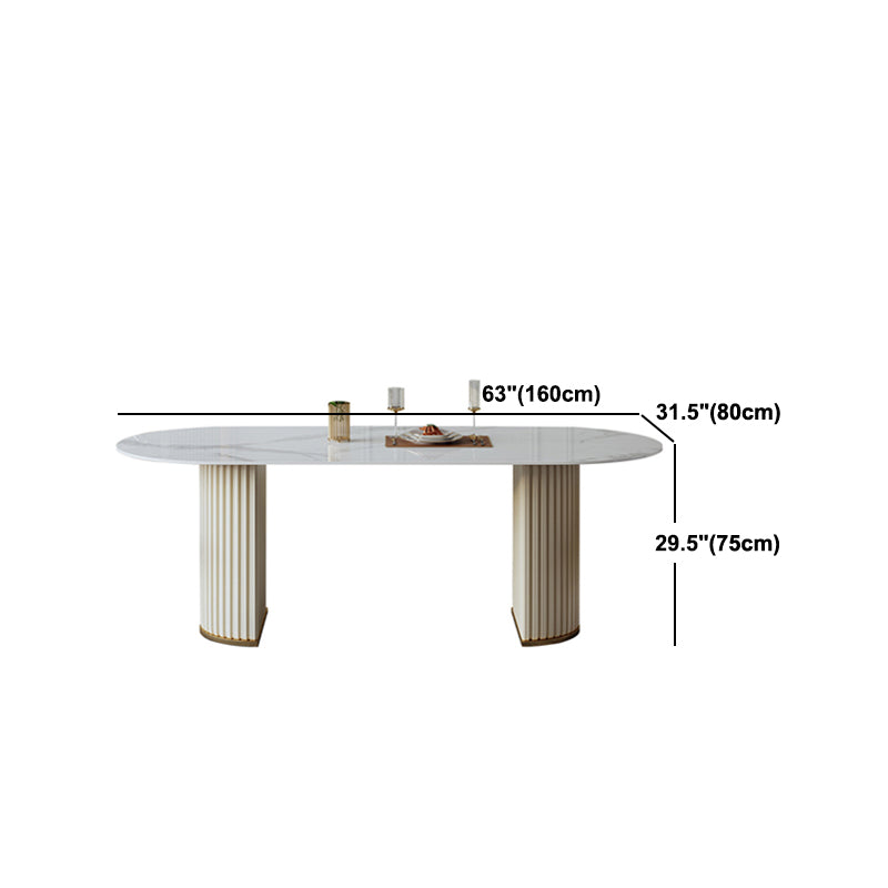 1/4/5/7 Pcs Sintered Stone Dining Room Set Dining Room Table and Chair Set Clearhalo 'Dining Room Sets' 'Dining Tables & Seating' 'dining_room_set' 'furn' 'furn_dining_room_set' 'Furniture' 'furniture_dining_room_set' 'Kitchen & Dining Furniture' 5018771