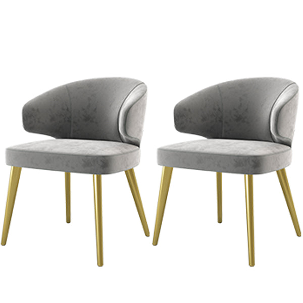 Glam White Sintered Stone Dining Table Set 1/2/5/7 Pieces Dining Set for Home Use 2 Grey Chairs Clearhalo 'Dining Room Sets' 'Dining Tables & Seating' 'dining_room_set' 'furn' 'furn_dining_room_set' 'Furniture' 'furniture_dining_room_set' 'Kitchen & Dining Furniture' 5018789