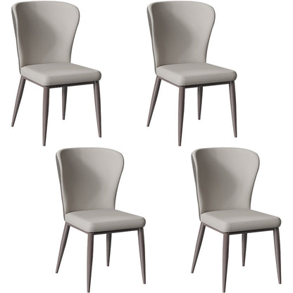 Modern Rectangle Sintered Stone Dining Table Set 1/2/4/5/7 Pieces Dining Set 4 White Chairs Clearhalo 'Dining Room Sets' 'Dining Tables & Seating' 'dining_room_set' 'furn' 'furn_dining_room_set' 'Furniture' 'furniture_dining_room_set' 'Kitchen & Dining Furniture' 5018806