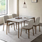 Modern Sintered Stone Top Dining Set Rectangle 1/2/4/5 Pieces Dining Room Table Set 5 Pieces: Table, 4 Chairs Clearhalo 'Dining Room Sets' 'Dining Tables & Seating' 'dining_room_set' 'furn' 'furn_dining_room_set' 'Furniture' 'furniture_dining_room_set' 'Kitchen & Dining Furniture' 5018843