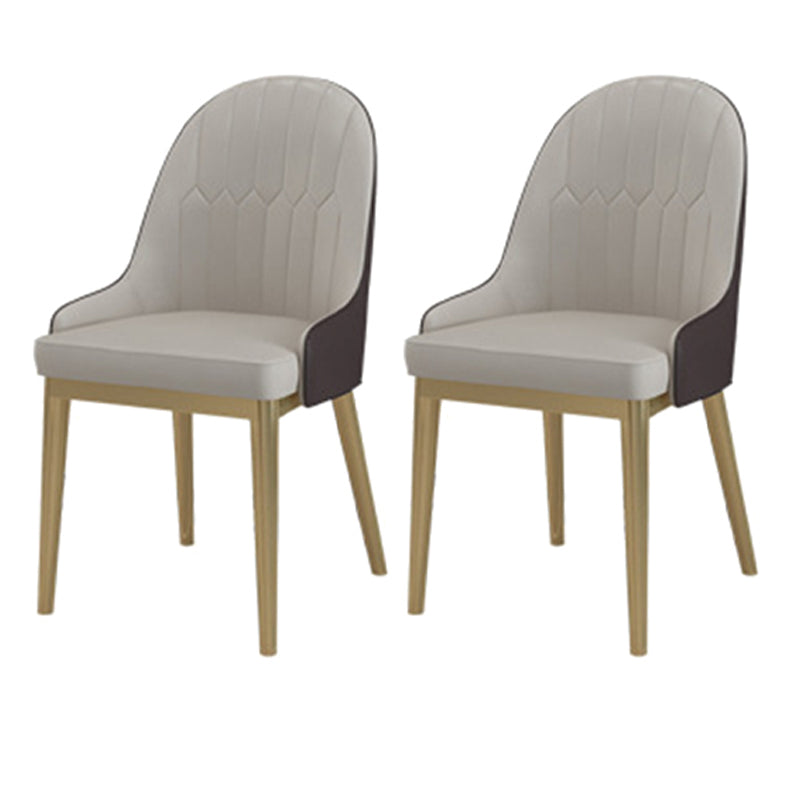 Glam Sintered Stone Dining Table Set 1/2/5/7 Pieces Dining Set for Home Use 2 Brown Chairs Clearhalo 'Dining Room Sets' 'Dining Tables & Seating' 'dining_room_set' 'furn' 'furn_dining_room_set' 'Furniture' 'furniture_dining_room_set' 'Kitchen & Dining Furniture' 5018859