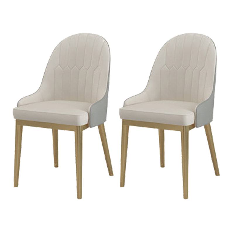 Glam Sintered Stone Dining Table Set 1/2/5/7 Pieces Dining Set for Home Use 2 Beige Chairs Clearhalo 'Dining Room Sets' 'Dining Tables & Seating' 'dining_room_set' 'furn' 'furn_dining_room_set' 'Furniture' 'furniture_dining_room_set' 'Kitchen & Dining Furniture' 5018860