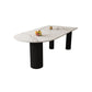 Modern Sintered Stone Dining Table Set 1/2/5 Pieces Dining Set Clearhalo 'Dining Room Sets' 'Dining Tables & Seating' 'dining_room_set' 'furn' 'furn_dining_room_set' 'Furniture' 'furniture_dining_room_set' 'Kitchen & Dining Furniture' 5018912