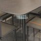 Sintered Stone Indoor Table in Grey Industrial Kitchen Table with 4 Legs Clearhalo 'Dining Tables & Seating' 'Dining Tables' 'dining_table' 'furn' 'furn_dining_table' 'Furniture' 'furniture_dining_table' 'Kitchen & Dining Furniture' 'kitchen' 'kitchen_dining_table' 5019003