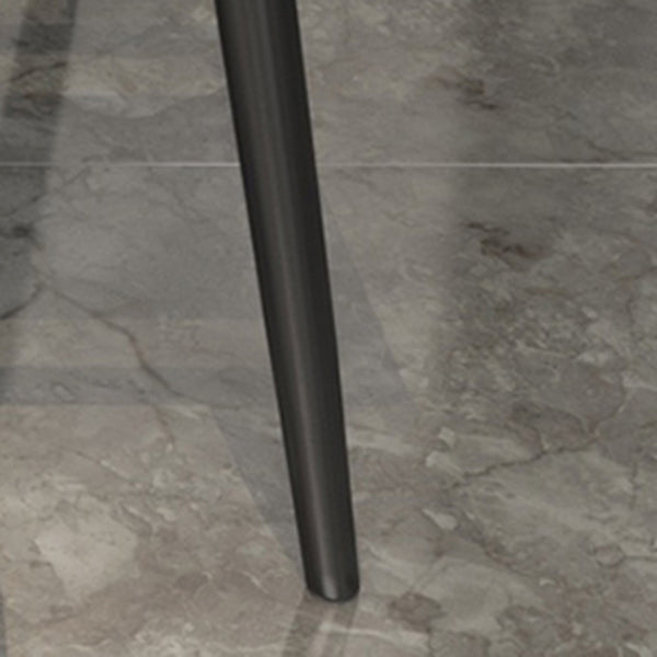 Sintered Stone Indoor Table in Grey Industrial Kitchen Table with 4 Legs Clearhalo 'Dining Tables & Seating' 'Dining Tables' 'dining_table' 'furn' 'furn_dining_table' 'Furniture' 'furniture_dining_table' 'Kitchen & Dining Furniture' 'kitchen' 'kitchen_dining_table' 5019008