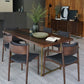 Traditional Luxury Table Rectangle Dining Site Table with Double Pedestal 63"L x 31.5"W x 29.5"H Without Chairs Clearhalo 'Dining Tables & Seating' 'Dining Tables' 'dining_table' 'furn' 'furn_dining_table' 'Furniture' 'furniture_dining_table' 'Kitchen & Dining Furniture' 'kitchen' 'kitchen_dining_table' 5019045