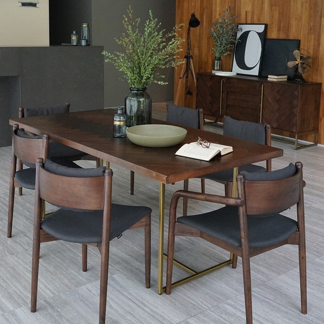 Traditional Luxury Table Rectangle Dining Site Table with Double Pedestal 63"L x 31.5"W x 29.5"H Without Chairs Clearhalo 'Dining Tables & Seating' 'Dining Tables' 'dining_table' 'furn' 'furn_dining_table' 'Furniture' 'furniture_dining_table' 'Kitchen & Dining Furniture' 'kitchen' 'kitchen_dining_table' 5019045