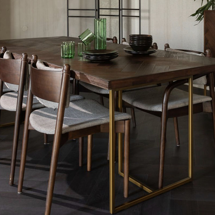 Traditional Luxury Table Rectangle Dining Site Table with Double Pedestal Clearhalo 'Dining Tables & Seating' 'Dining Tables' 'dining_table' 'furn' 'furn_dining_table' 'Furniture' 'furniture_dining_table' 'Kitchen & Dining Furniture' 'kitchen' 'kitchen_dining_table' 5019047