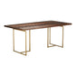 Traditional Luxury Table Rectangle Dining Site Table with Double Pedestal 70.9"L x 35.4"W x 29.5"H Without Chairs Clearhalo 'Dining Tables & Seating' 'Dining Tables' 'dining_table' 'furn' 'furn_dining_table' 'Furniture' 'furniture_dining_table' 'Kitchen & Dining Furniture' 'kitchen' 'kitchen_dining_table' 5019048