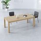 Modern Ash Wood Table with 4 Legs Rectangle Dining Table for Restaurant 70.9"L x 35.4"W x 29.5"H Without Chairs Clearhalo 'Dining Tables & Seating' 'Dining Tables' 'dining_table' 'furn' 'furn_dining_table' 'Furniture' 'furniture_dining_table' 'Kitchen & Dining Furniture' 'kitchen' 'kitchen_dining_table' 5019118