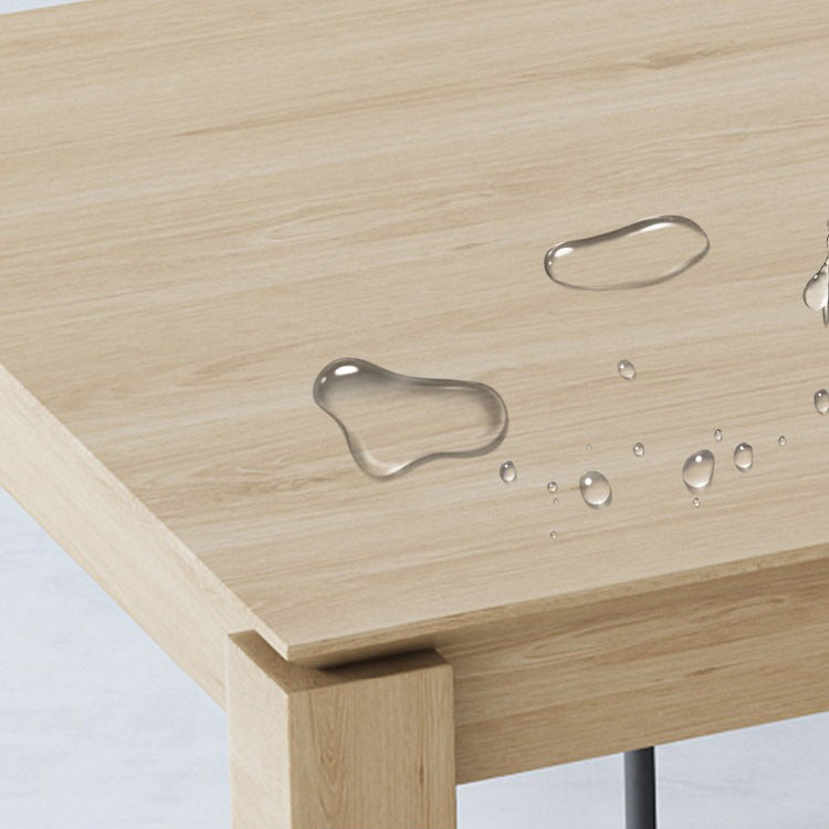 Modern Ash Wood Table with 4 Legs Rectangle Dining Table for Restaurant Clearhalo 'Dining Tables & Seating' 'Dining Tables' 'dining_table' 'furn' 'furn_dining_table' 'Furniture' 'furniture_dining_table' 'Kitchen & Dining Furniture' 'kitchen' 'kitchen_dining_table' 5019124