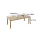 Modern Ash Wood Table with 4 Legs Rectangle Dining Table for Restaurant Clearhalo 'Dining Tables & Seating' 'Dining Tables' 'dining_table' 'furn' 'furn_dining_table' 'Furniture' 'furniture_dining_table' 'Kitchen & Dining Furniture' 'kitchen' 'kitchen_dining_table' 5019135