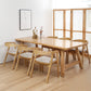 Pine Wood Top Dining Table Modern Dining Table with Double Pedestal Base 78.7"L x 31.5"W x 29.5"H Clearhalo 'Dining Tables & Seating' 'Dining Tables' 'dining_table' 'Furniture' 'furniture_dining_table' 'Kitchen & Dining Furniture' 'kitchen' 'kitchen_dining_table' 5019138