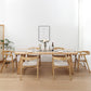Pine Wood Top Dining Table Modern Dining Table with Double Pedestal Base 86.6"L x 35.4"W x 29.5"H Clearhalo 'Dining Tables & Seating' 'Dining Tables' 'dining_table' 'Furniture' 'furniture_dining_table' 'Kitchen & Dining Furniture' 'kitchen' 'kitchen_dining_table' 5019139