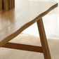 Pine Wood Top Dining Table Modern Dining Table with Double Pedestal Base Clearhalo 'Dining Tables & Seating' 'Dining Tables' 'dining_table' 'Furniture' 'furniture_dining_table' 'Kitchen & Dining Furniture' 'kitchen' 'kitchen_dining_table' 5019144