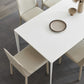 Stone Top Dining Table Rectangle Contemporary Dining Table with 4 Legs Clearhalo 'Dining Tables & Seating' 'Dining Tables' 'dining_table' 'furn' 'furn_dining_table' 'Furniture' 'furniture_dining_table' 'Kitchen & Dining Furniture' 'kitchen' 'kitchen_dining_table' 5019182