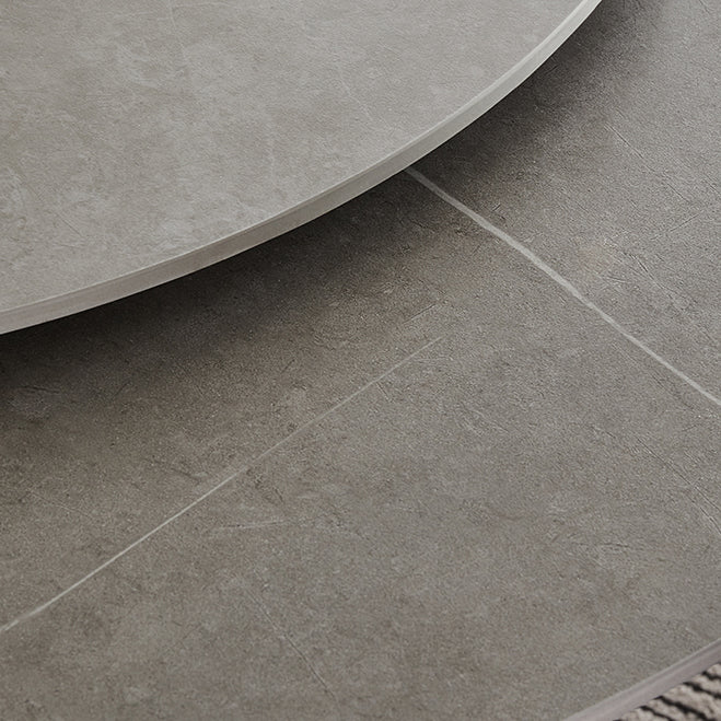 Modern Dining Table Round Sintered Stone Table for Restaurant Clearhalo 'Dining Tables & Seating' 'Dining Tables' 'dining_table' 'furn' 'furn_dining_table' 'Furniture' 'furniture_dining_table' 'Kitchen & Dining Furniture' 'kitchen' 'kitchen_dining_table' 5019198