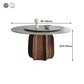 Modern Dining Table Round Sintered Stone Table for Restaurant Clearhalo 'Dining Tables & Seating' 'Dining Tables' 'dining_table' 'furn' 'furn_dining_table' 'Furniture' 'furniture_dining_table' 'Kitchen & Dining Furniture' 'kitchen' 'kitchen_dining_table' 5019205