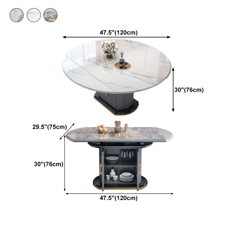 Round Stone Dining Table Traditional Luxury Drop Leaf Trestle Dining Table Clearhalo 'Dining Tables & Seating' 'Dining Tables' 'dining_table' 'furn' 'furn_dining_table' 'Furniture' 'furniture_dining_table' 'Kitchen & Dining Furniture' 'kitchen' 'kitchen_dining_table' 5019261