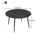 Sintered Stone Matte Finish Restaurant Table 4 Legs Glam Style Dining Table Clearhalo 'Dining Tables & Seating' 'Dining Tables' 'dining_table' 'furn' 'furn_dining_table' 'Furniture' 'furniture_dining_table' 'Kitchen & Dining Furniture' 'kitchen' 'kitchen_dining_table' 5019276