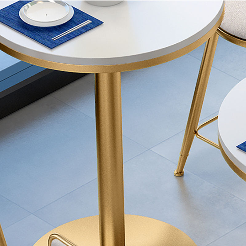 Tulip Base Dining Table Marble Gold Base Traditional Luxury Dining Table Clearhalo 'Dining Tables & Seating' 'Dining Tables' 'dining_table' 'furn' 'furn_dining_table' 'Furniture' 'furniture_dining_table' 'Kitchen & Dining Furniture' 'kitchen' 'kitchen_dining_table' 5019283