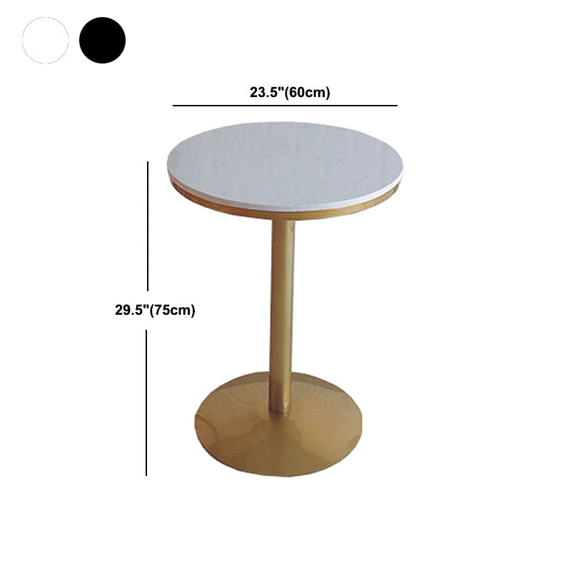 Tulip Base Dining Table Marble Gold Base Traditional Luxury Dining Table Clearhalo 'Dining Tables & Seating' 'Dining Tables' 'dining_table' 'furn' 'furn_dining_table' 'Furniture' 'furniture_dining_table' 'Kitchen & Dining Furniture' 'kitchen' 'kitchen_dining_table' 5019292