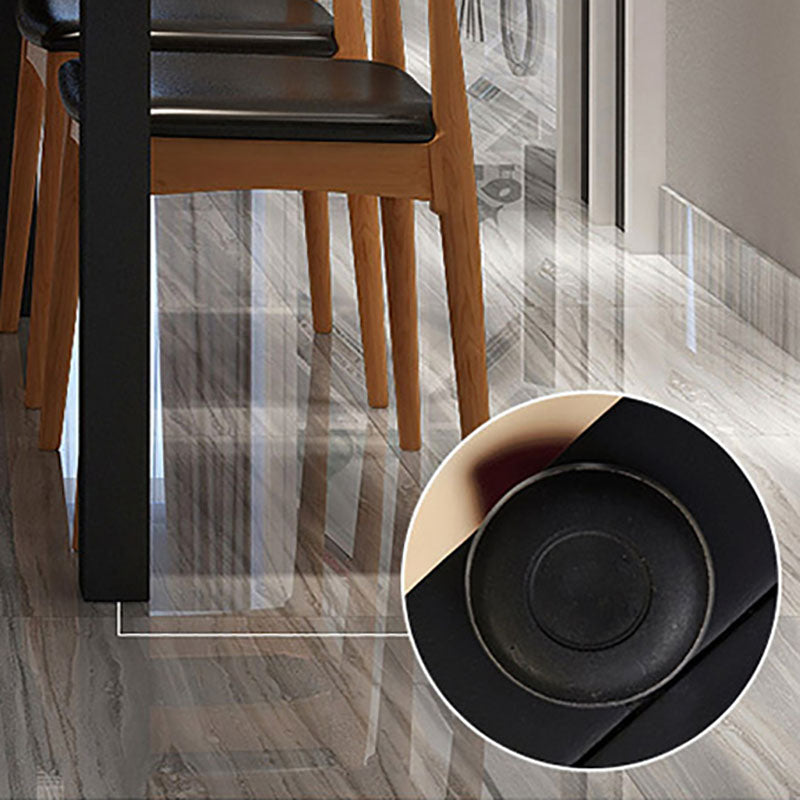 Pine Wood Top Dining Table Industrial Table with 4 Legs in Black Clearhalo 'Dining Tables & Seating' 'Dining Tables' 'dining_table' 'furn' 'furn_dining_table' 'Furniture' 'furniture_dining_table' 'Kitchen & Dining Furniture' 'kitchen' 'kitchen_dining_table' 5019302