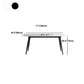 Stone Top Dining Table Traditional Luxury Table with 4 Legs in Black Clearhalo 'Dining Tables & Seating' 'Dining Tables' 'dining_table' 'furn' 'furn_dining_table' 'Furniture' 'furniture_dining_table' 'Kitchen & Dining Furniture' 'kitchen' 'kitchen_dining_table' 5019361