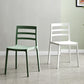 Scandinavian Plastic Side Chair Stackable Kitchen Dining Room Chair Clearhalo 'Dining Chairs' 'Dining Tables & Seating' 'dining_chair' 'Furniture' 'furniture_dining_chair' 'Kitchen & Dining Furniture' 5019379