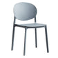 Scandinavian Plastic Side Chair Stackable Kitchen Dining Room Chair Silver Gray Clearhalo 'Dining Chairs' 'Dining Tables & Seating' 'dining_chair' 'Furniture' 'furniture_dining_chair' 'Kitchen & Dining Furniture' 5019388