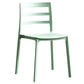 Scandinavian Plastic Side Chair Stackable Kitchen Dining Room Chair Green Clearhalo 'Dining Chairs' 'Dining Tables & Seating' 'dining_chair' 'Furniture' 'furniture_dining_chair' 'Kitchen & Dining Furniture' 5019392