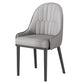 Glam Style Parsons Dining Side Chair Leather Indoor Dining Chair Clearhalo 'Dining Chairs' 'Dining Tables & Seating' 'dining_chair' 'furn' 'furn_dining_chair' 'Furniture' 'furniture_dining_chair' 'Kitchen & Dining Furniture' 5019413