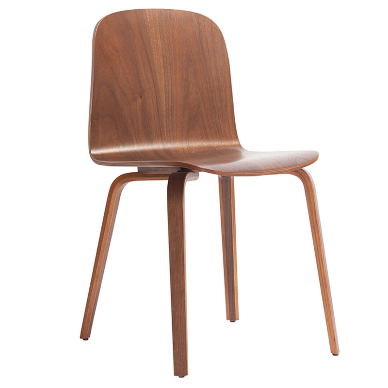 Modern Style Side Chair Solid Wood Dining Chair for Dining Room Walnut 1 Piece Clearhalo 'Dining Chairs' 'Dining Tables & Seating' 'dining_chair' 'furn' 'furn_dining_chair' 'Furniture' 'furniture_dining_chair' 'Kitchen & Dining Furniture' 5019447