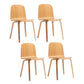 Modern Style Side Chair Solid Wood Dining Chair for Dining Room Natural 4 Piece Set Clearhalo 'Dining Chairs' 'Dining Tables & Seating' 'dining_chair' 'furn' 'furn_dining_chair' 'Furniture' 'furniture_dining_chair' 'Kitchen & Dining Furniture' 5019464