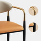 Modern Style Dining Chair Faux Leather Open Back Arm Chair for Home Clearhalo 'Dining Chairs' 'Dining Tables & Seating' 'dining_chair' 'furn' 'furn_dining_chair' 'Furniture' 'furniture_dining_chair' 'Kitchen & Dining Furniture' 5019498