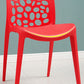 Scandinavian Plastic Side Chair Open Back Kitchen Dining Room Chair Clearhalo 'Dining Chairs' 'Dining Tables & Seating' 'dining_chair' 'Furniture' 'furniture_dining_chair' 'Kitchen & Dining Furniture' 5019525