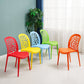 Scandinavian Plastic Side Chair Open Back Kitchen Dining Room Chair Clearhalo 'Dining Chairs' 'Dining Tables & Seating' 'dining_chair' 'Furniture' 'furniture_dining_chair' 'Kitchen & Dining Furniture' 5019531