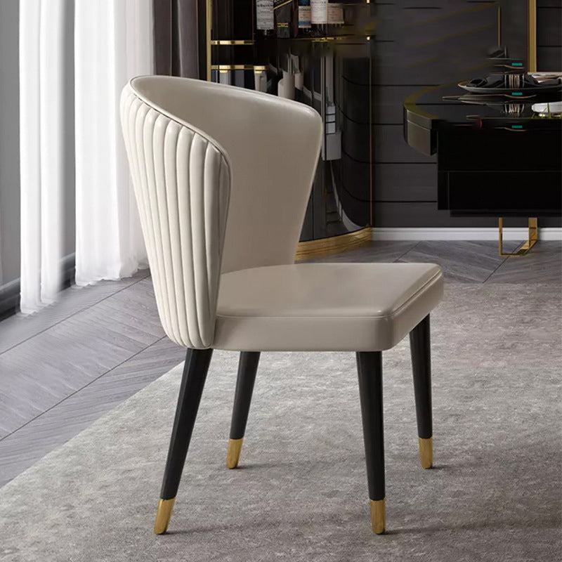 Armless Dining Chairs Nordic Kitchen Side Chairs for Dining Room Clearhalo 'Dining Chairs' 'Dining Tables & Seating' 'dining_chair' 'furn' 'furn_dining_chair' 'Furniture' 'furniture_dining_chair' 'Kitchen & Dining Furniture' 5019580