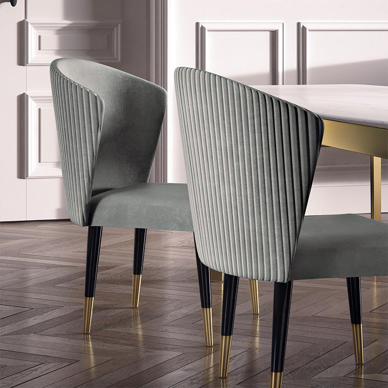 Armless Dining Chairs Nordic Kitchen Side Chairs for Dining Room Clearhalo 'Dining Chairs' 'Dining Tables & Seating' 'dining_chair' 'furn' 'furn_dining_chair' 'Furniture' 'furniture_dining_chair' 'Kitchen & Dining Furniture' 5019582