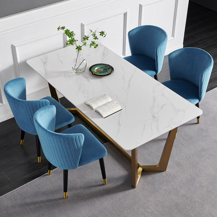 Armless Dining Chairs Nordic Kitchen Side Chairs for Dining Room Clearhalo 'Dining Chairs' 'Dining Tables & Seating' 'dining_chair' 'furn' 'furn_dining_chair' 'Furniture' 'furniture_dining_chair' 'Kitchen & Dining Furniture' 5019599