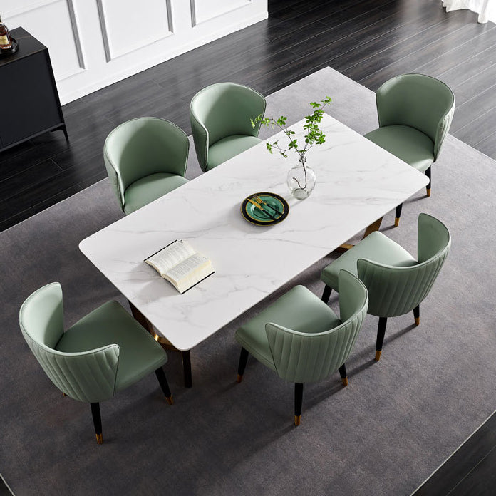 Armless Dining Chairs Nordic Kitchen Side Chairs for Dining Room Clearhalo 'Dining Chairs' 'Dining Tables & Seating' 'dining_chair' 'furn' 'furn_dining_chair' 'Furniture' 'furniture_dining_chair' 'Kitchen & Dining Furniture' 5019600