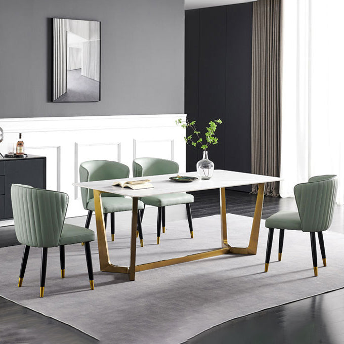 Armless Dining Chairs Nordic Kitchen Side Chairs for Dining Room Clearhalo 'Dining Chairs' 'Dining Tables & Seating' 'dining_chair' 'furn' 'furn_dining_chair' 'Furniture' 'furniture_dining_chair' 'Kitchen & Dining Furniture' 5019603